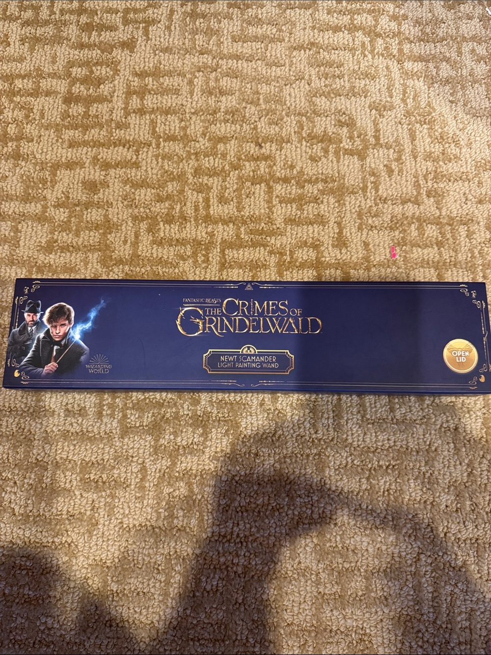 EUC Crimes of Grindelwald Newt Scamnder Light Painting Wand in Box